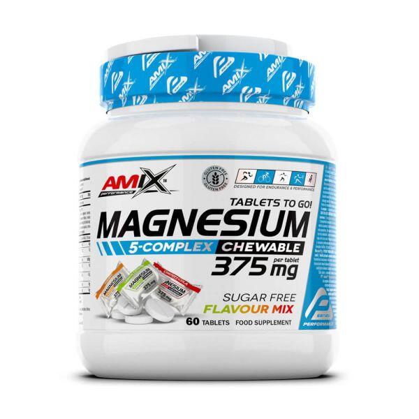 Amix - Magnesium 5 Complex - 60 Chewables Tablets Mixte De Amix Nutrition - Magnésium - Taille Unique - Decathlon
