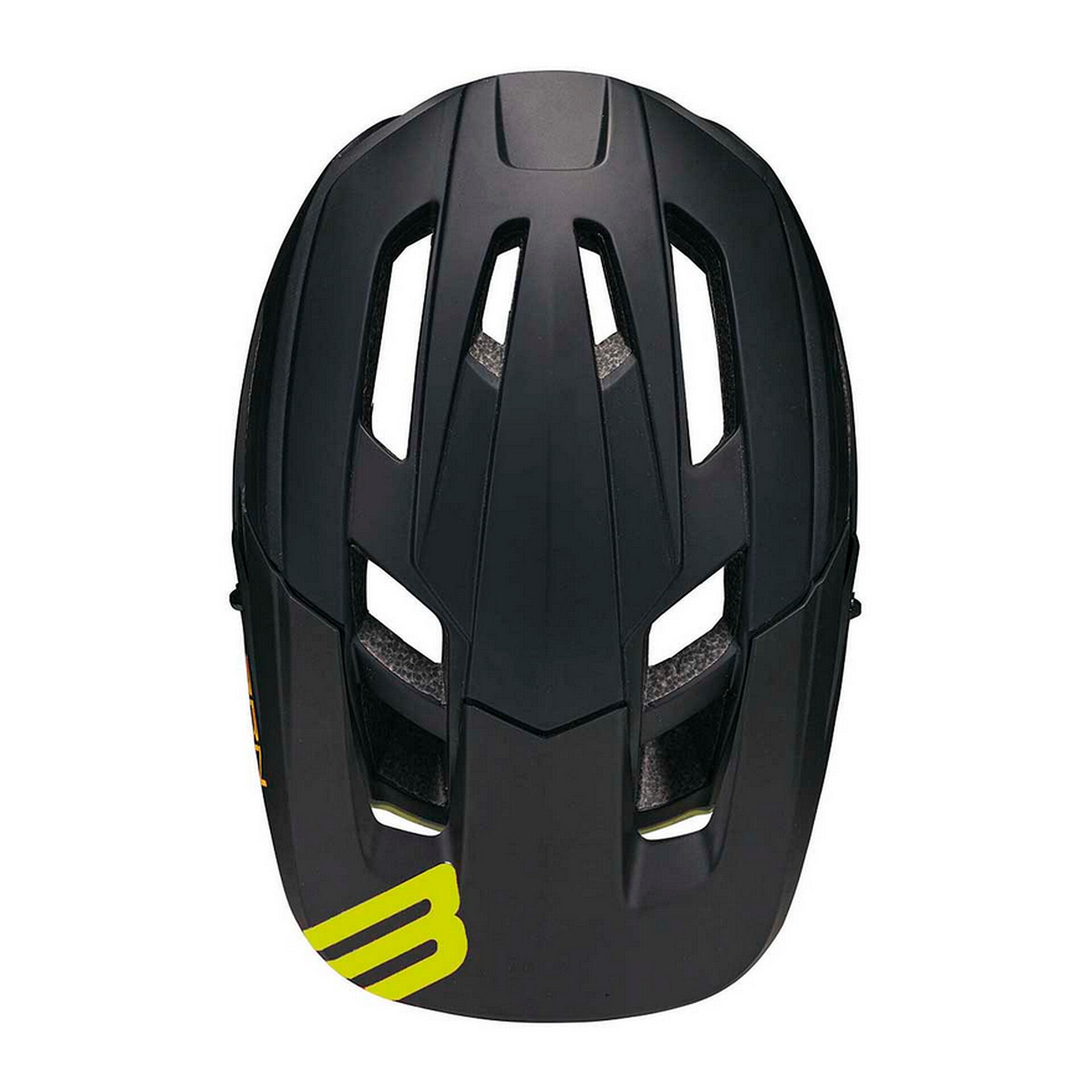 MTB-  Fahrradhelm  SKEGGIA, schwarz-gelb 2/3