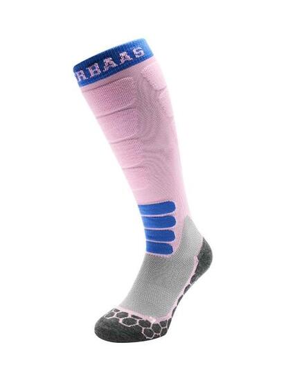 Skisokken - Dames - Merinowol - Pro - Powder Rose