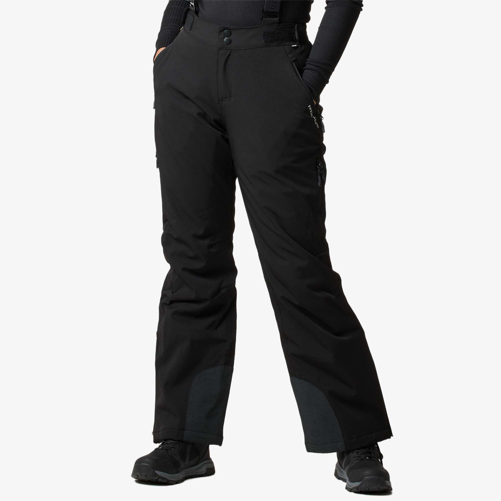 Swedemount - Pantalon De Ski Femme Ski Imperméable Coupe-vent Cervinia Ii - Pantalon De Ski - Noir - Decathlon