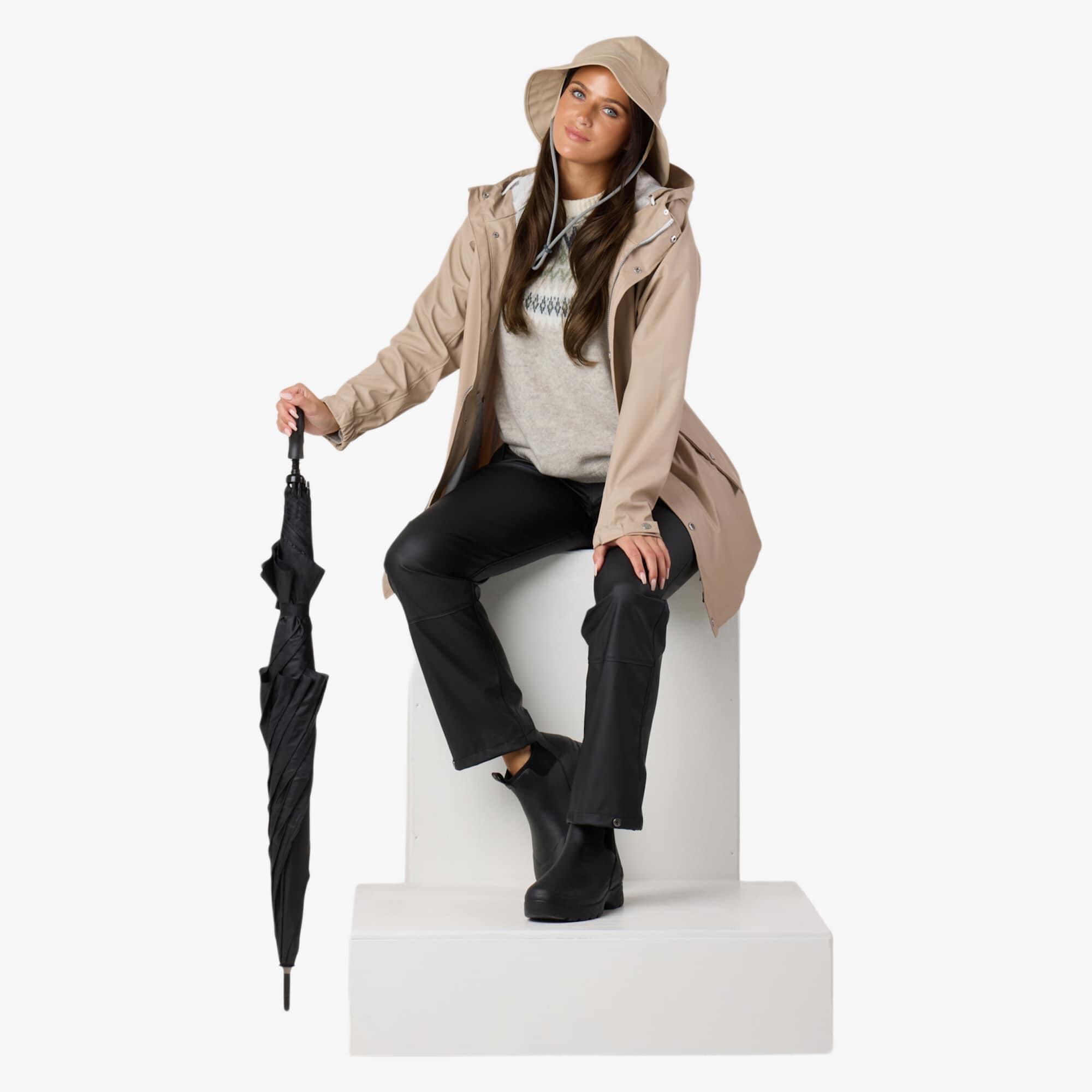 Giacca antipioggia da escursionismo da donna impermeabile Väderöarna Coat 3/7