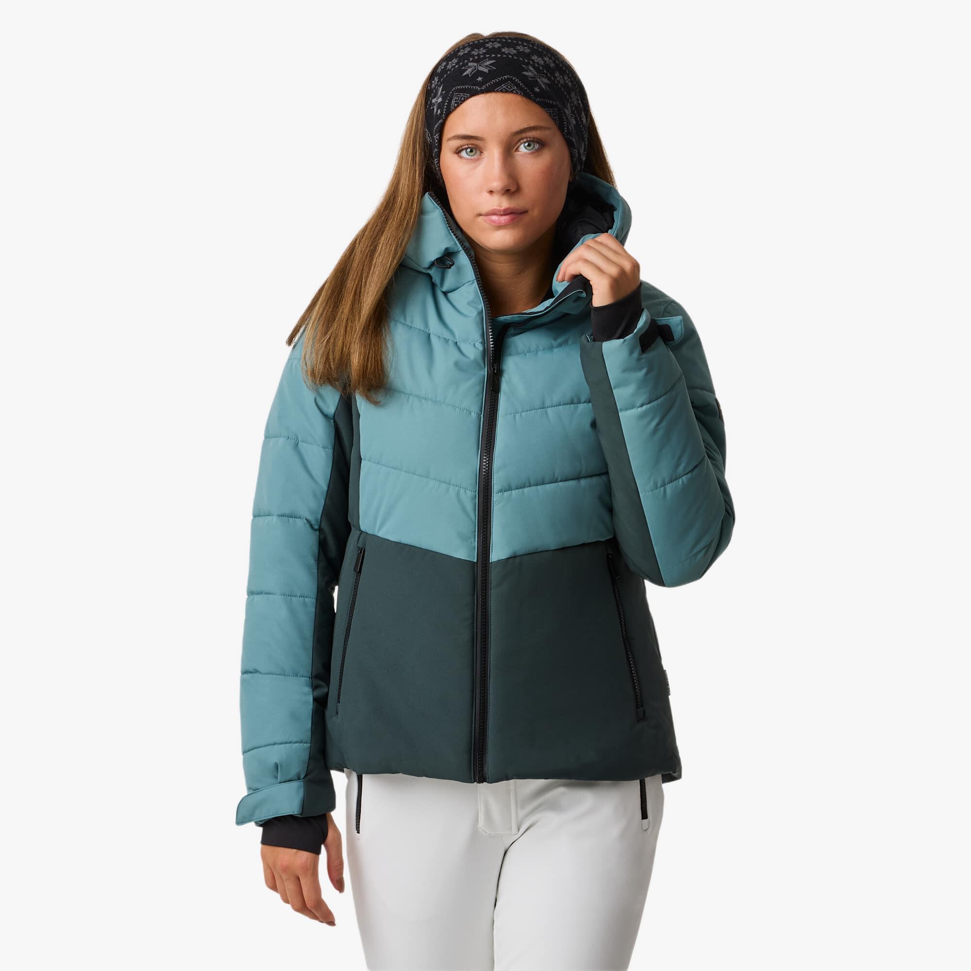 Swedemount - Veste De Ski Femme Ski Imperméable Coupe-vent Vail - Veste - Vert - Decathlon