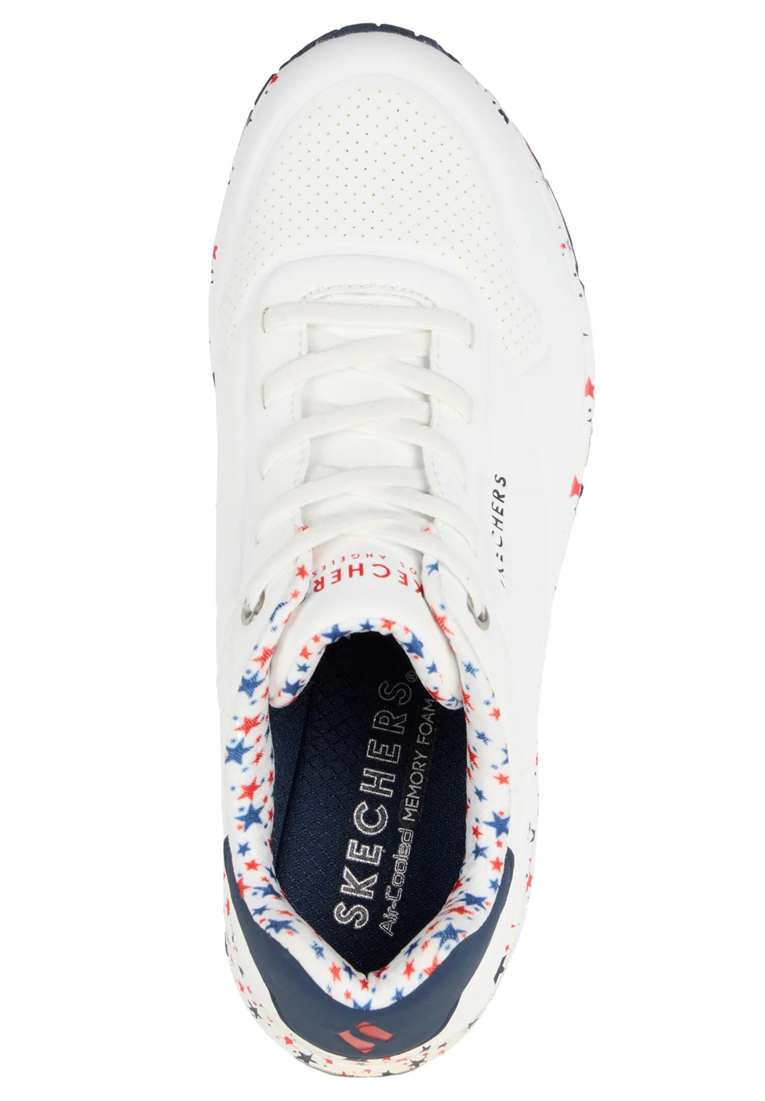 Skechers Damen UNO Free Stryde Sneaker 177008 WRDB Rot 3/7