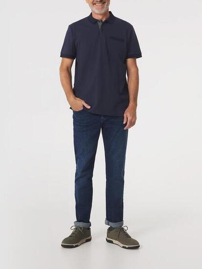 Polo manches courtes Homme - PRIGOPOL Bleu Marine