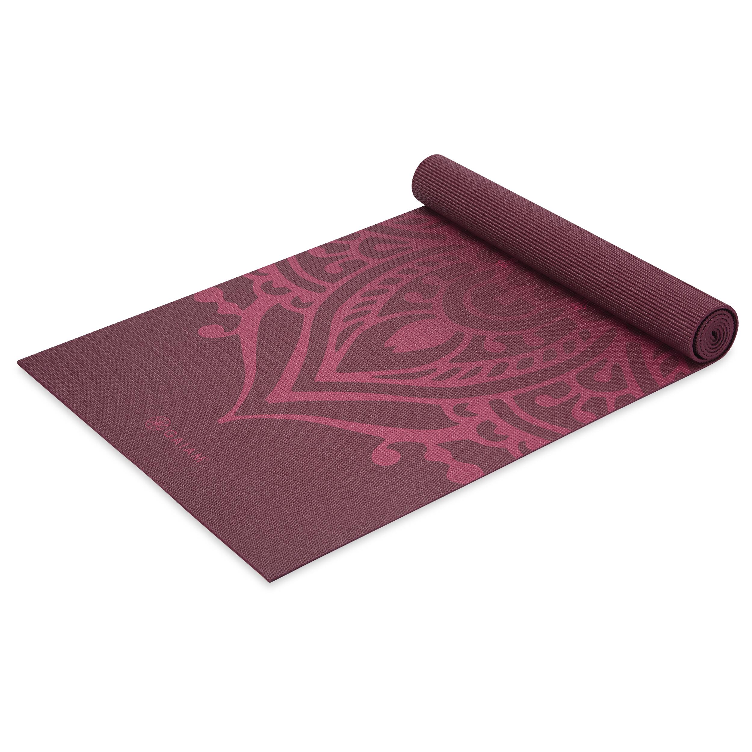 Tapis de yoga couches cadran solaire cerise 5 mm 4/4