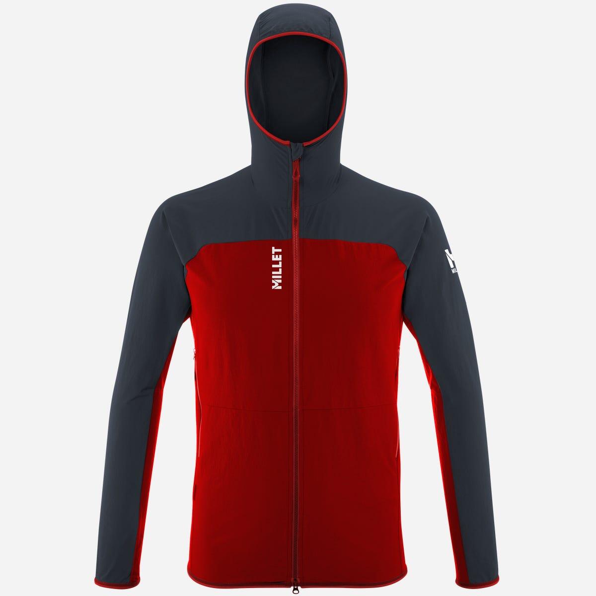 Millet - Veste Softshell Alpinisme Homme Agnel Cordura Limited Emission - Veste - Gris|rouge - Decathlon