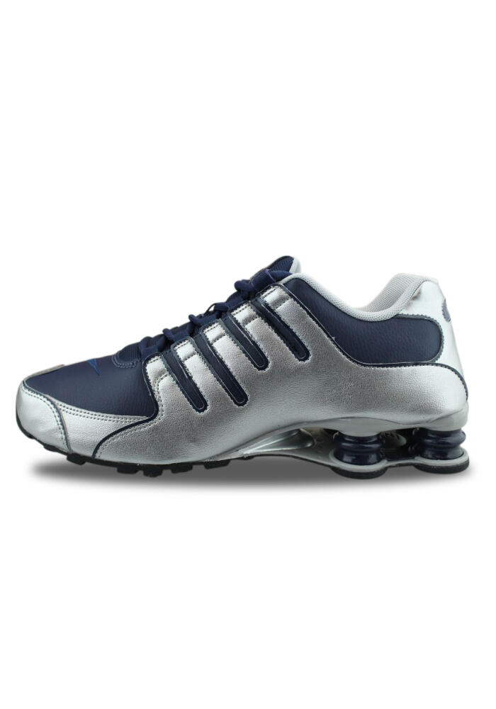 Nike Shox Nz Midnight Navy Metallic Silver 378341-402 2/5