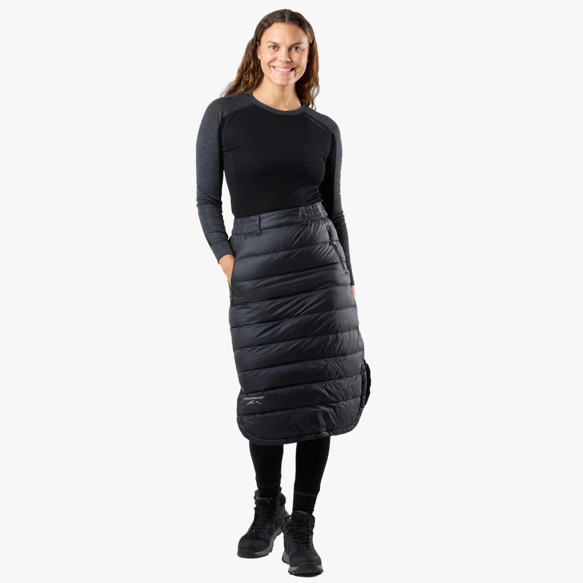 Gonna in piuma da escursionismo da donna Östersund Long Down Skirt 3/7