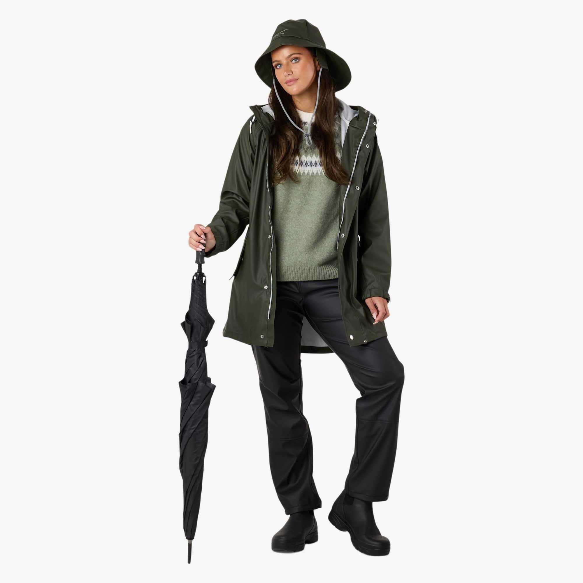 Giacca antipioggia da escursionismo da donna impermeabile Väderöarna Coat 3/7