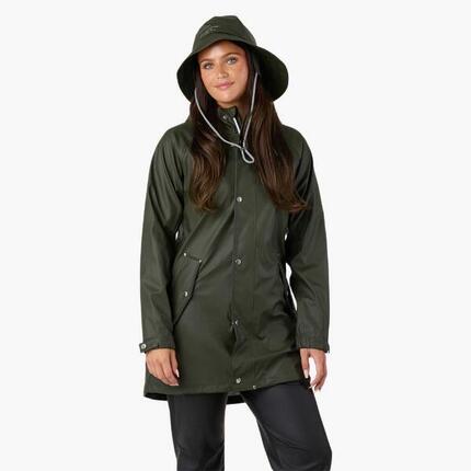 Veste de randonnée femme coupe-vent imperméable Väderöarna Coat W