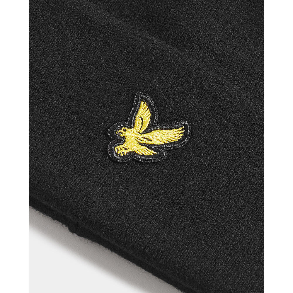 Czapka męska Lyle & Scott z wełny merino i bawełny 2/3