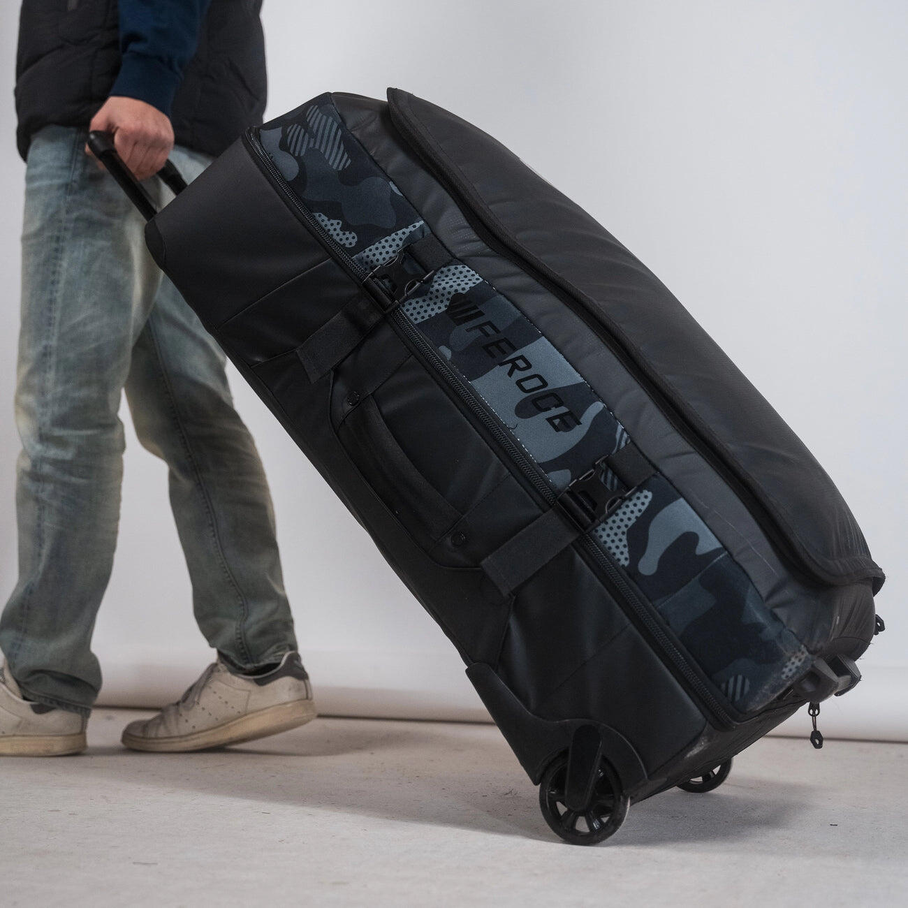 Sac de voyage Aventure 100L - Noir 4/5