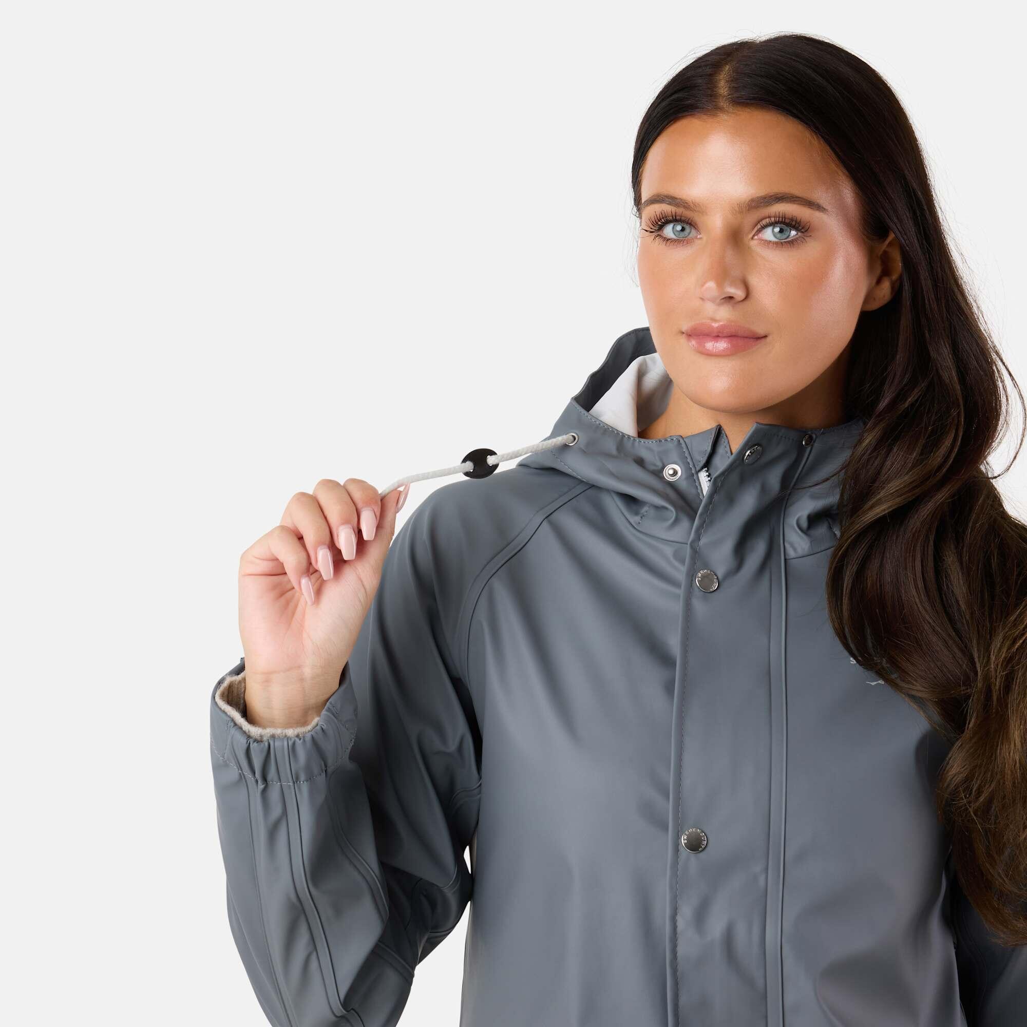 Giacca antipioggia da escursionismo da donna impermeabile Väderöarna Coat 6/7