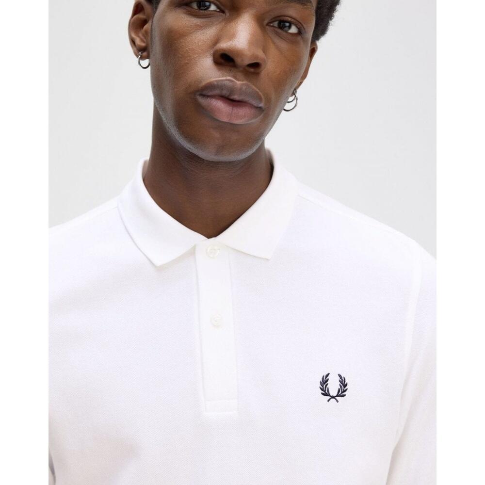 Polo tinta unita a maniche lunghe Fred Perry 3/7