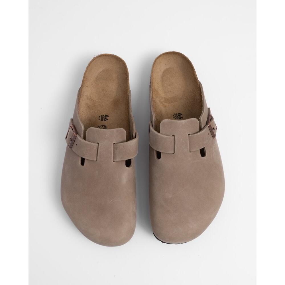 Chaussures universel femmes Birkenstock Boston Tabacco Brown Leder Oil 2/5