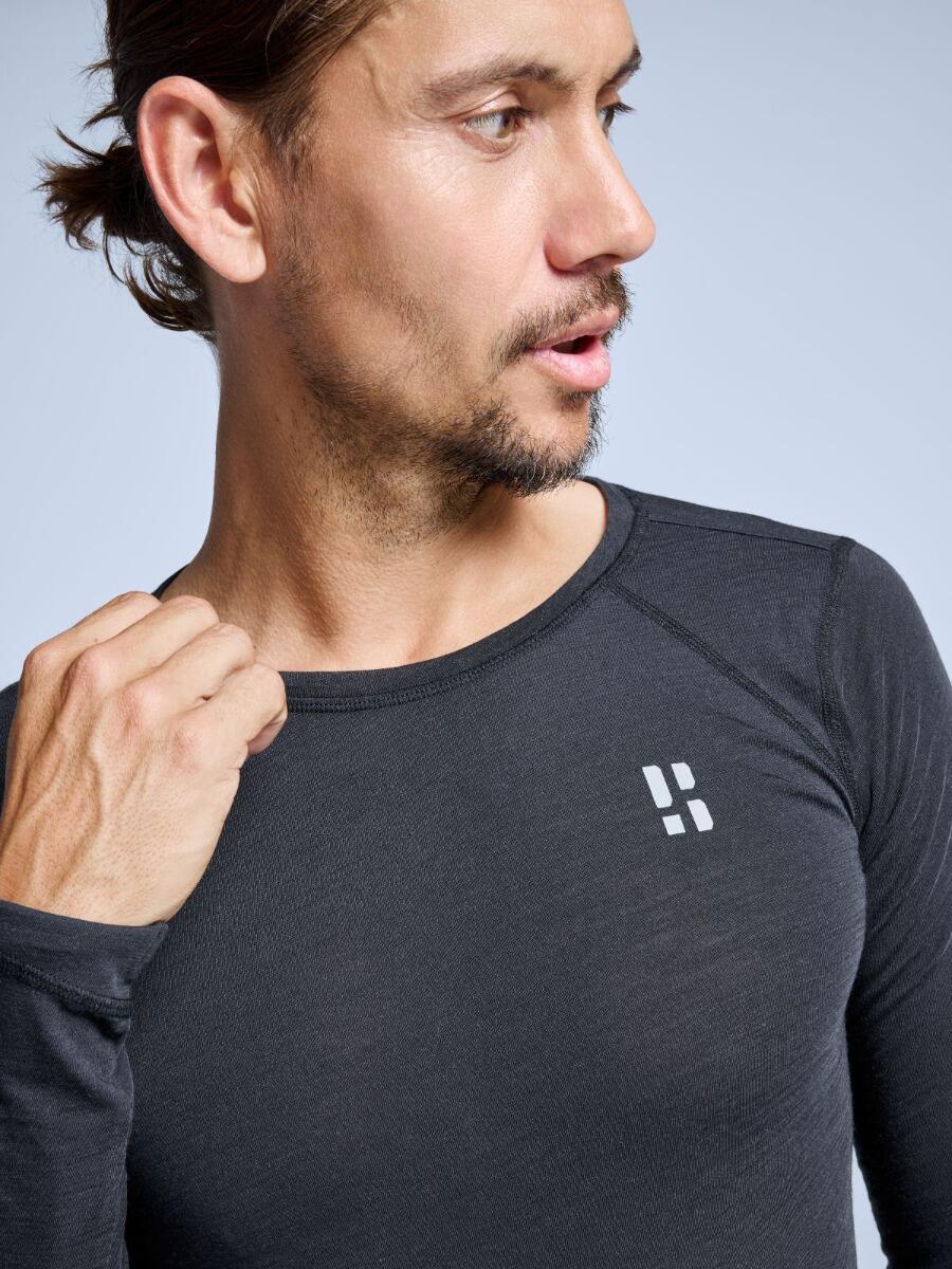 Ensemble thermique en laine mérinos – Homme – T-shirt + Legging 4/7