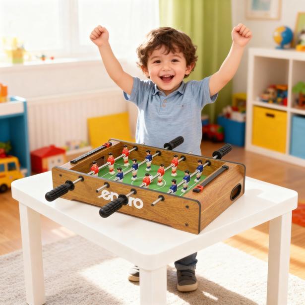 Stół do gry w piłkarzyki dla dzieci Enero Wooden 6/7