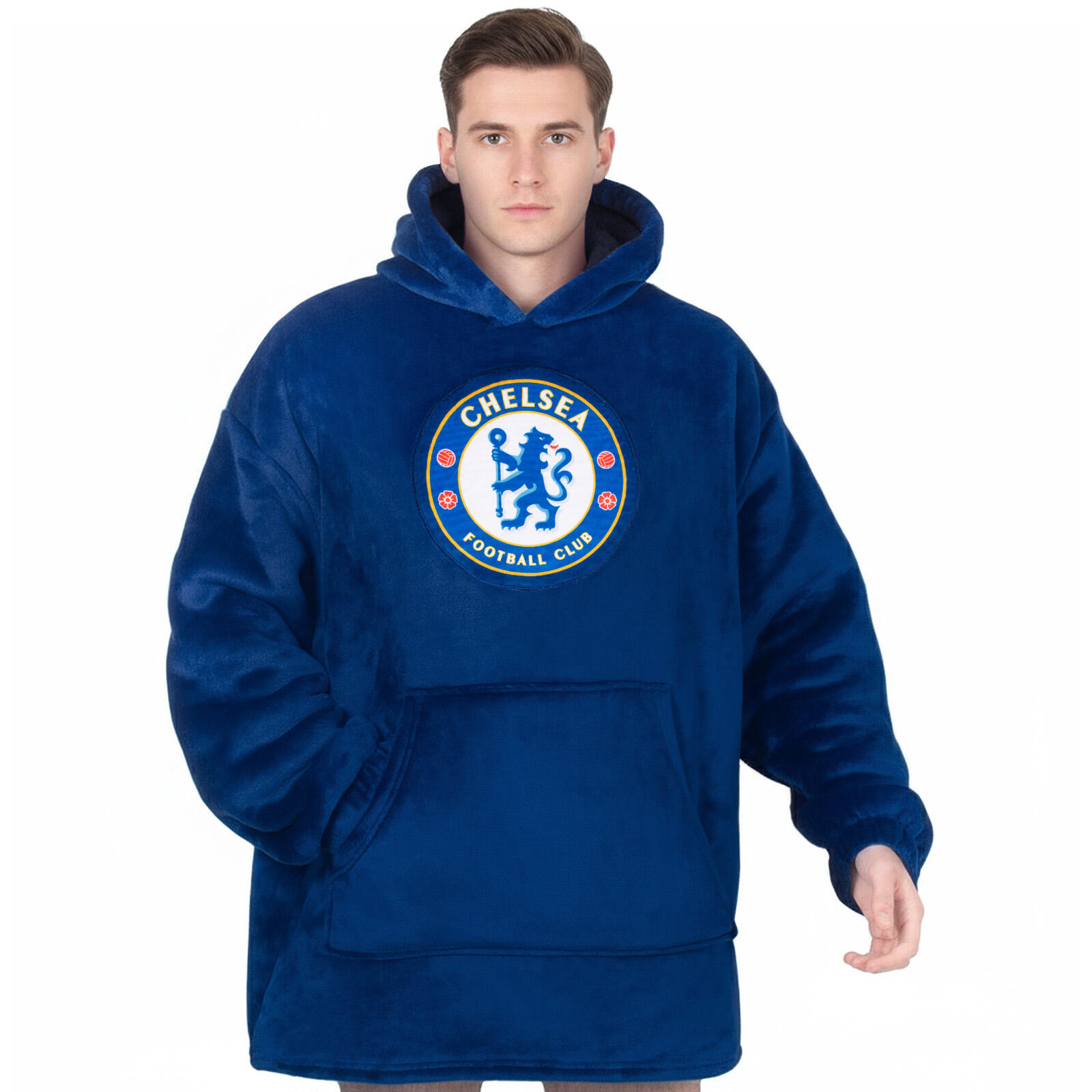 Chelsea Adults Oversized Hoodie Blanket Sherpa Fleece Official