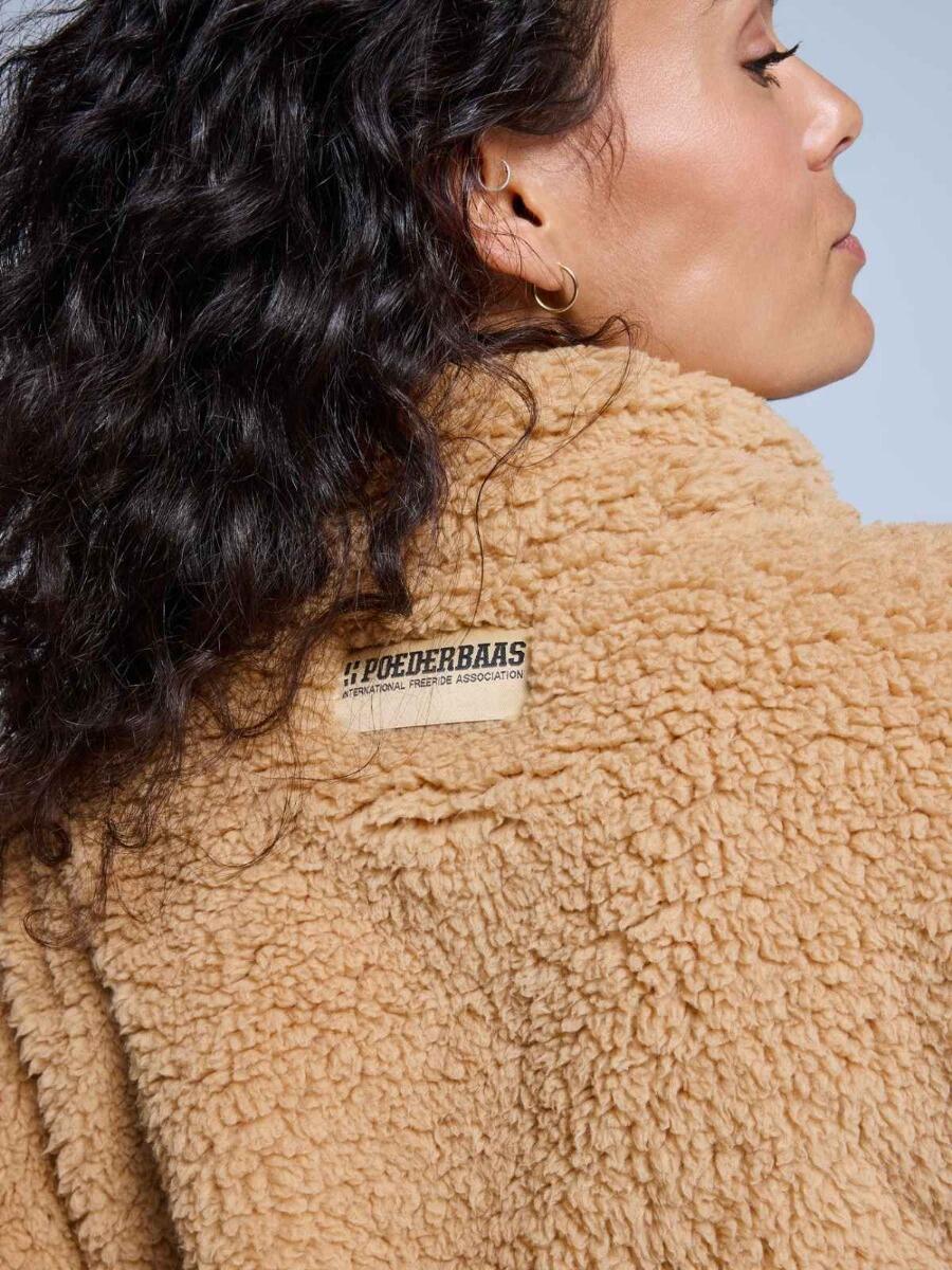 Veste duveteuse - Femme - Quatre saisons - Teddy - Sable chaud 5/6