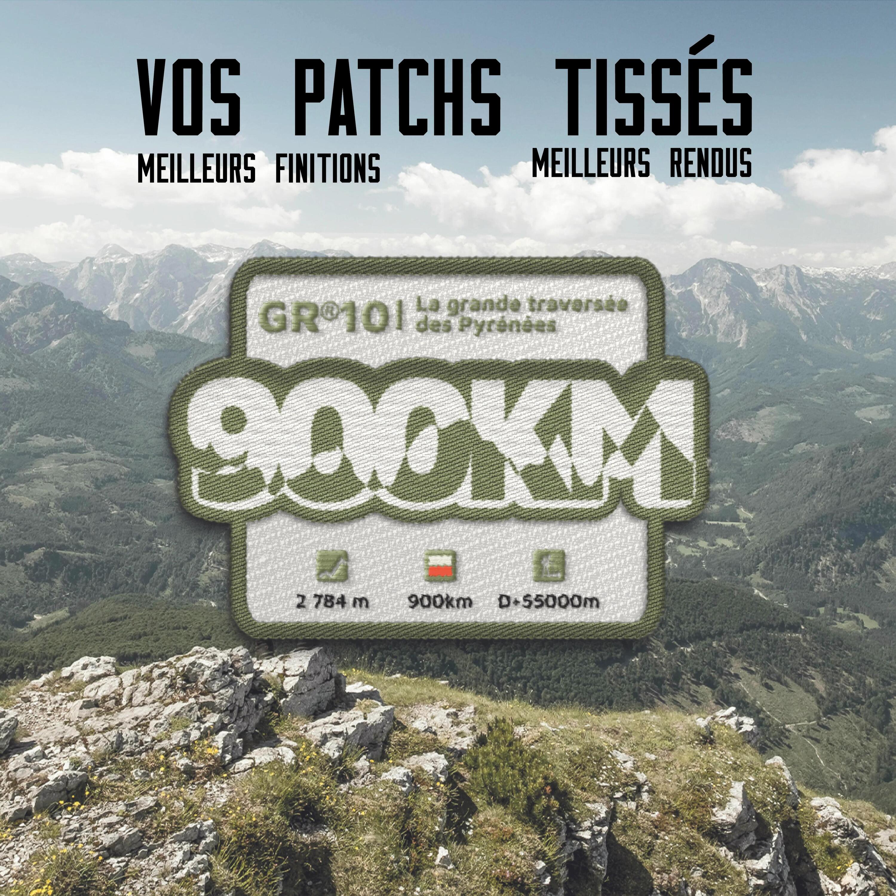 Ecusson GR®10 - Traversée des Pyrénnées 2/5