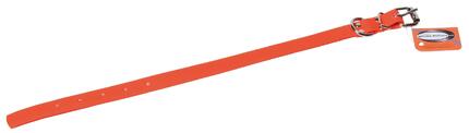 Collier Pour Chien En Biothane Mat Orange Grand Chien - 65 cm x 32 mm