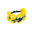 Beco -sealife® Swimming Belt With 5 Floats | Yellow | 19-30 Kg - 2-6 Years