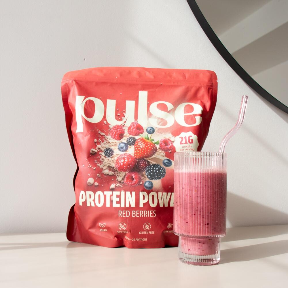 Poudre protéinée vegan fruits rouges 750g 2/4