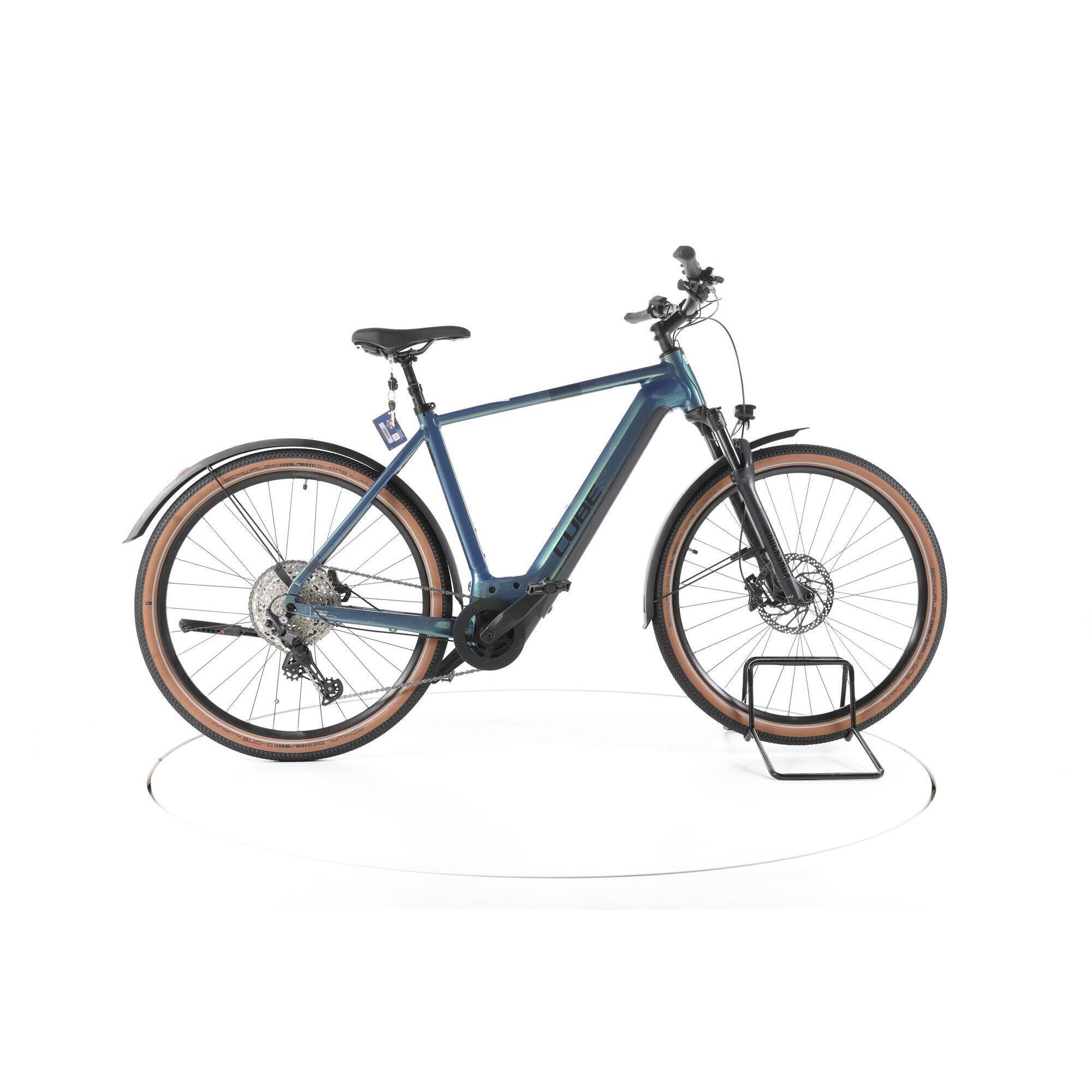 Cube - Reconditionné - Cube Nuride Hybrid Slx Allroad Vélo Électrique 2023 - Très Bon - Vélo Tout Terrain - Bleu - 58 - Decathlon