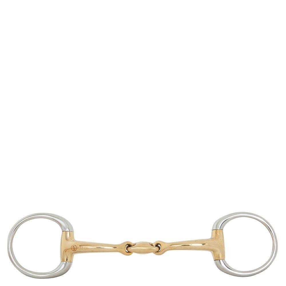 Br - Mors De Filet Double Brisures Pour Cheval Br Equitation Soft Contact - Mors - Gris|jaune - 120 Mm - Decathlon