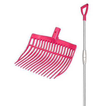 Runde Schaufel + Teleskopschaft aus Aluminium V-Plast