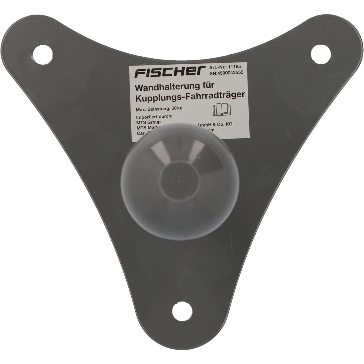 FISCHER Wandhalterung für Kupplungsfahrradträger 2/7
