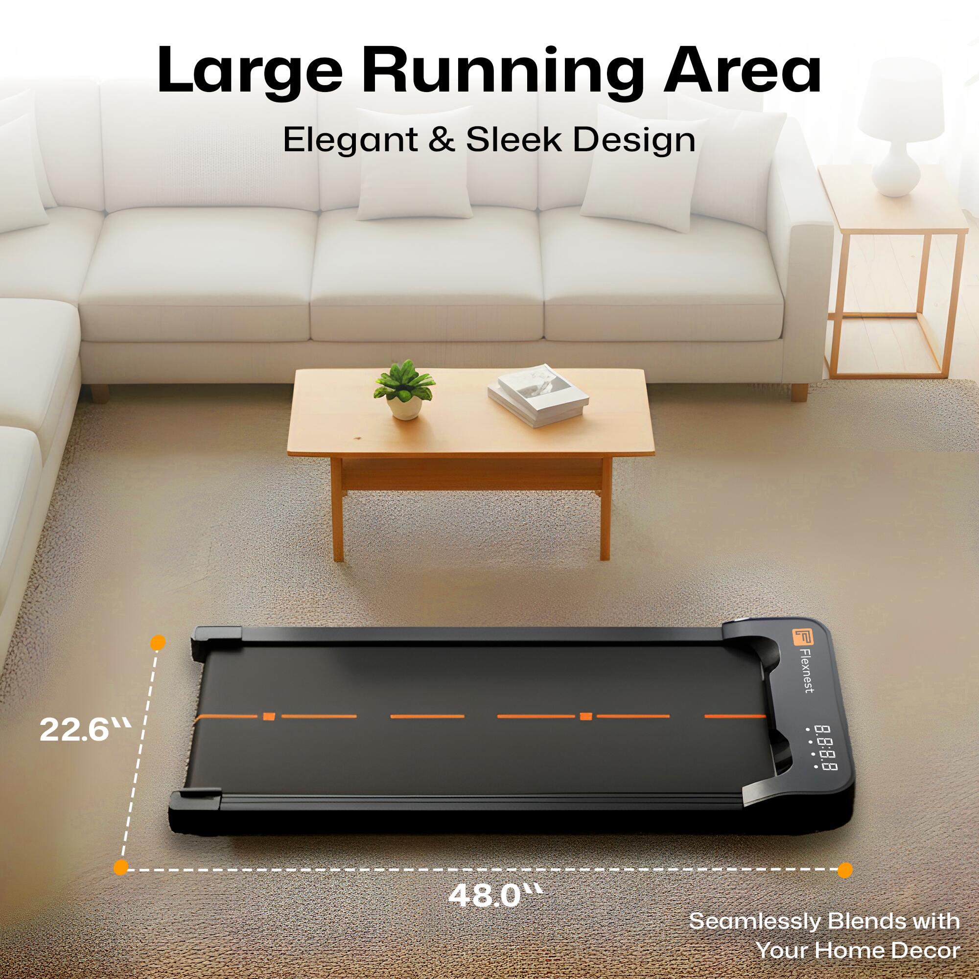 Flexnest Flexpad EZ 3HP Walking Pad & Treadmill for Home Use