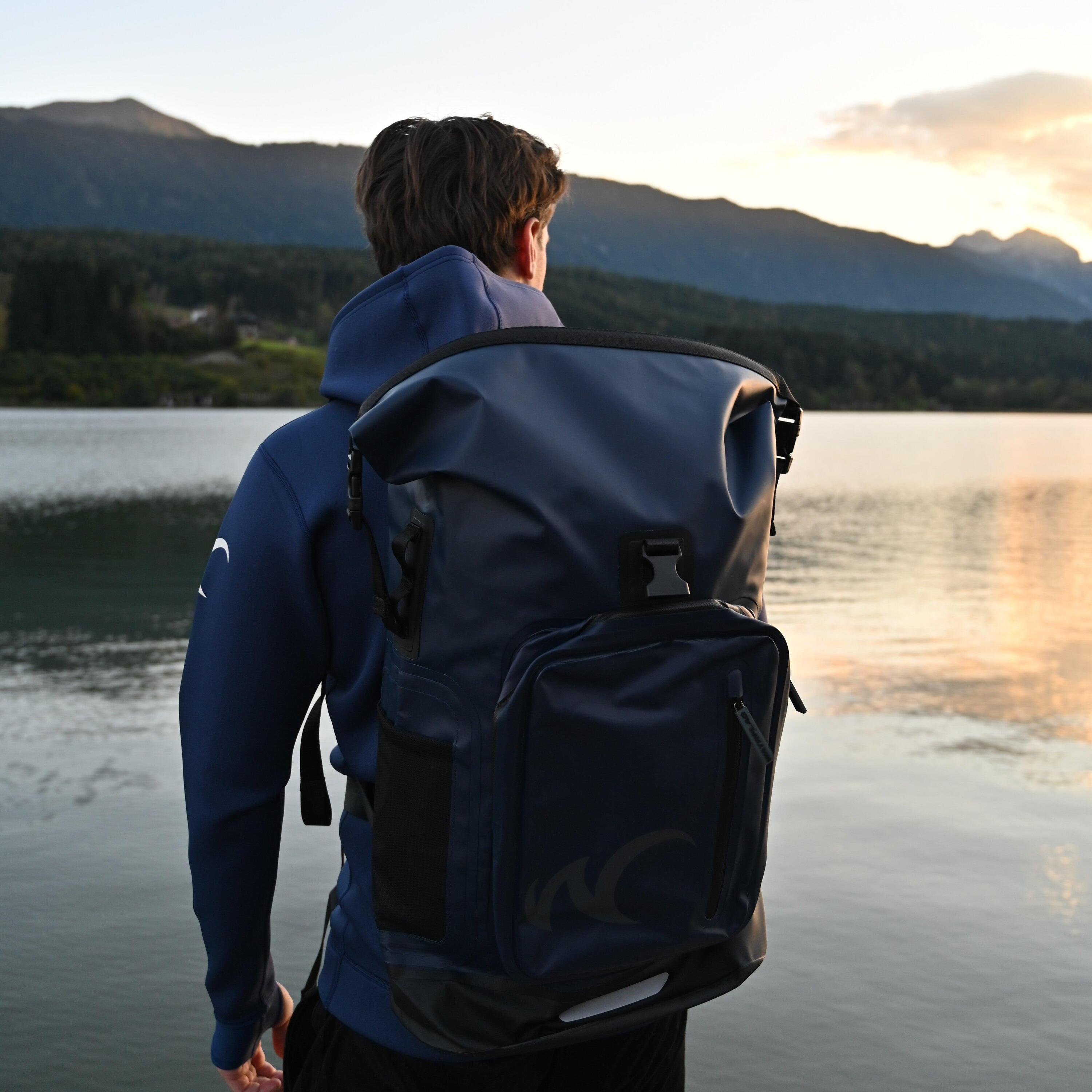 Mochila IMPERMEABLE 30L Azul 6/7