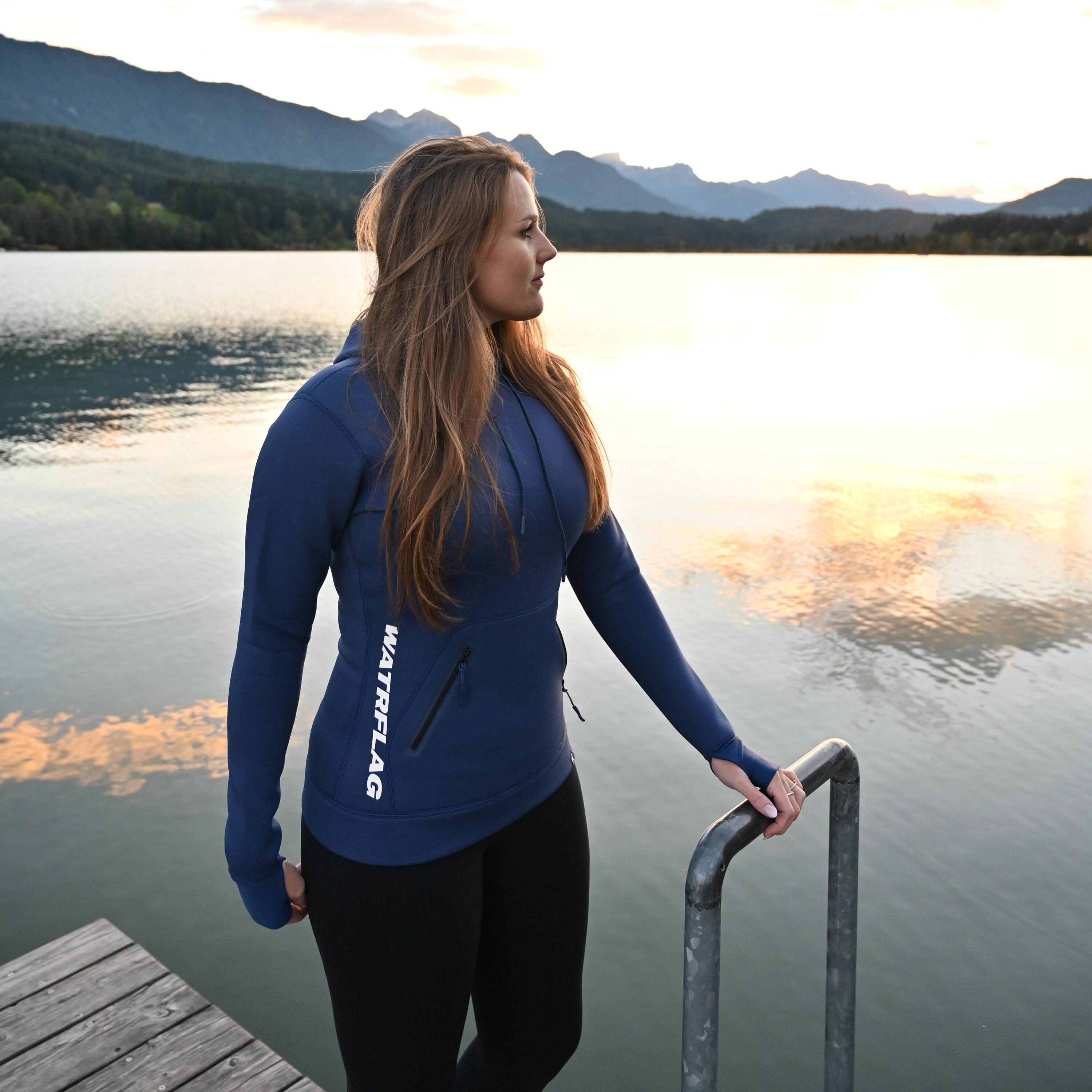 Femme Sweat-shirt technique à capuche sans manches séchage rapide ULLA POPKEN
