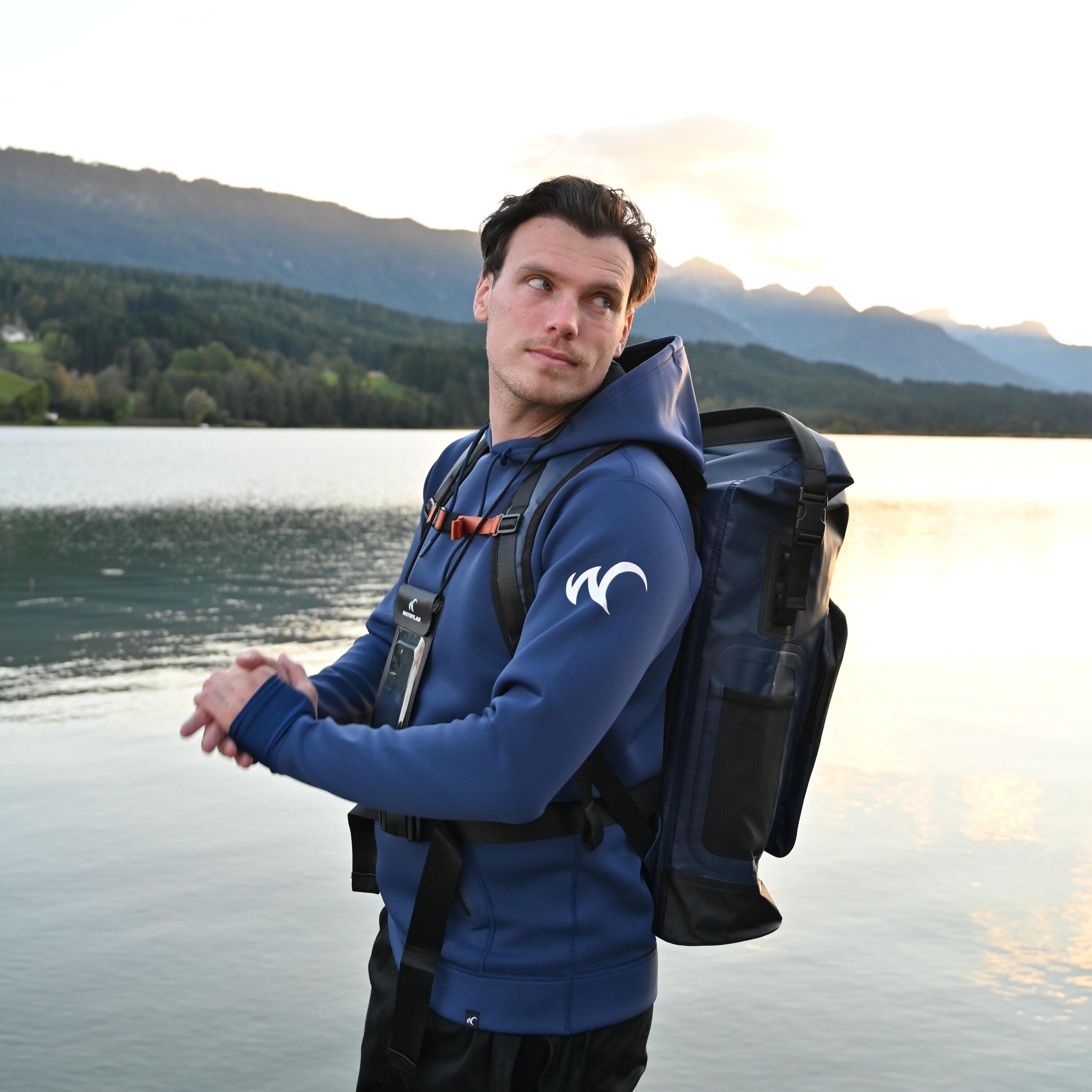 Veste Homme Mambo Taille L Bleu - Sweat Capuche Intégral Zip - Surf Australie