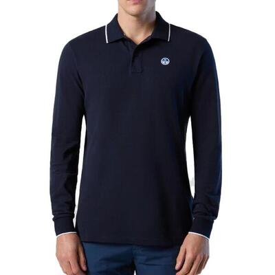 North Sails Modello Polo Long Sleeve Colore Bianco