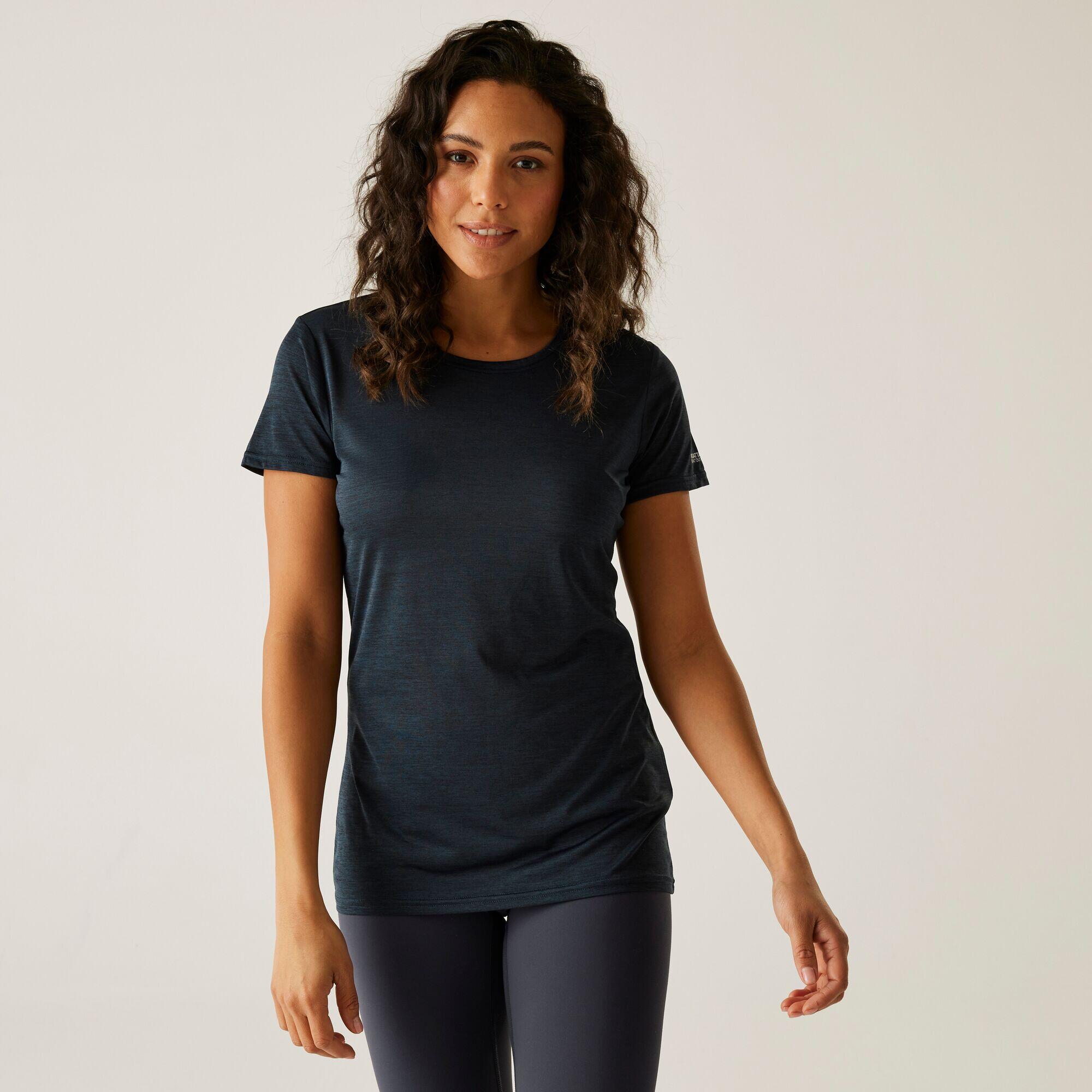 Tee Shirt Respirant Regatta "Womens Fingal Edition" Bleu 36 2/7