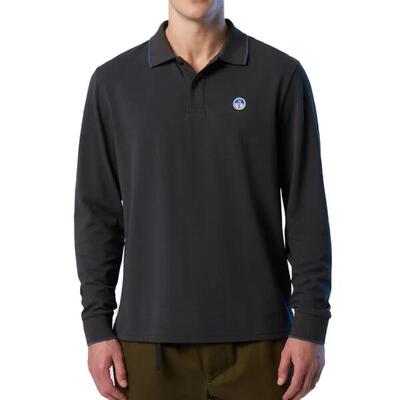 North Sails Modello Polo Long Sleeve Colore Bianco