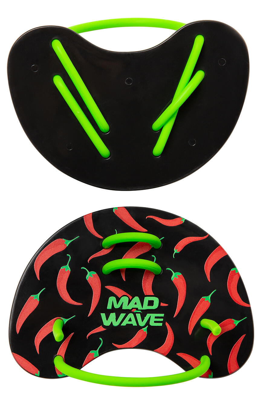 Palas de natação FINGER FUN Preto 2/2