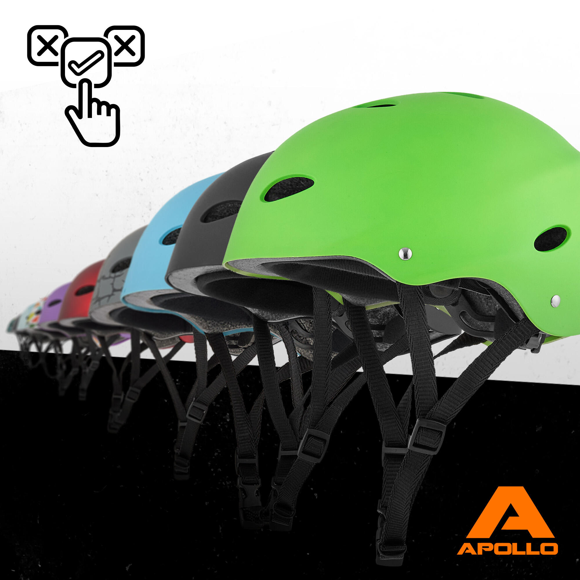 Casco Apollo multiusos ajustable – para niños y adultos con diseño retro 6/7