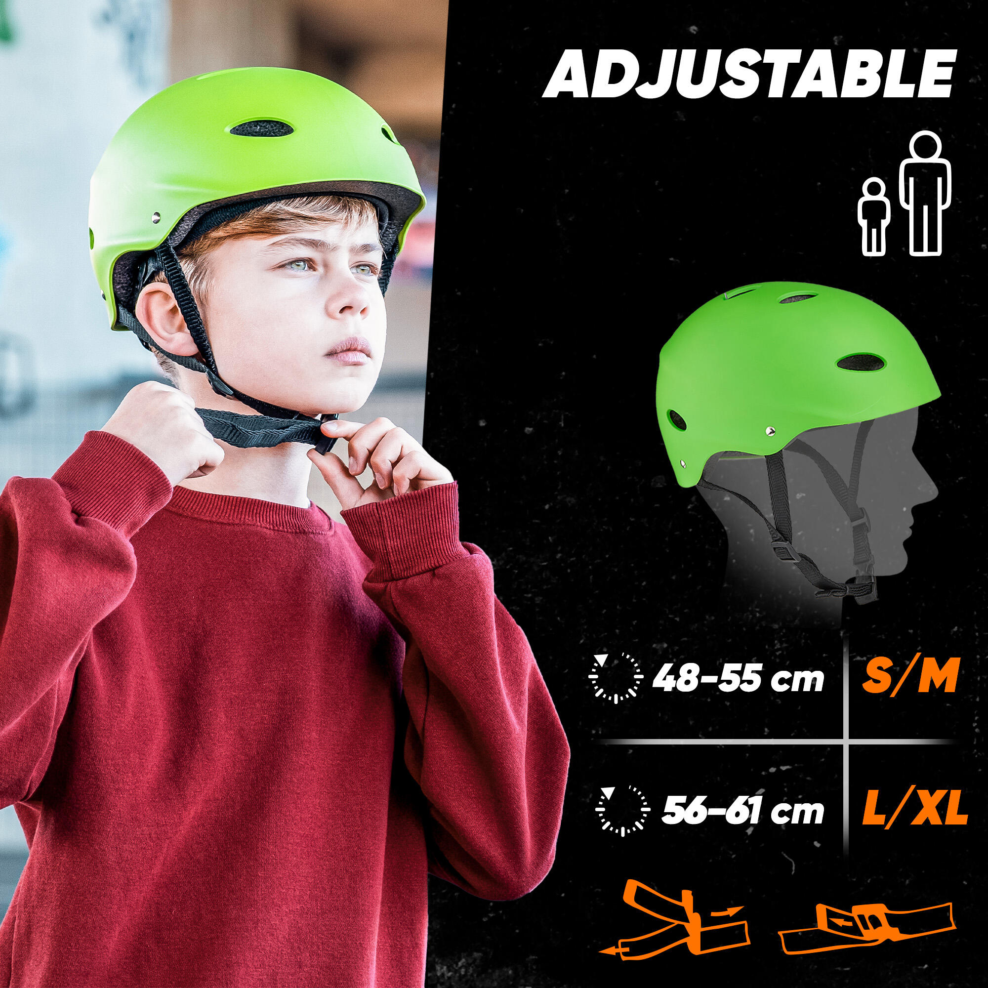 Apollo Skatehelm verstelbaar – Multi Sport Helm voor kinderen & volwassenen 2/7