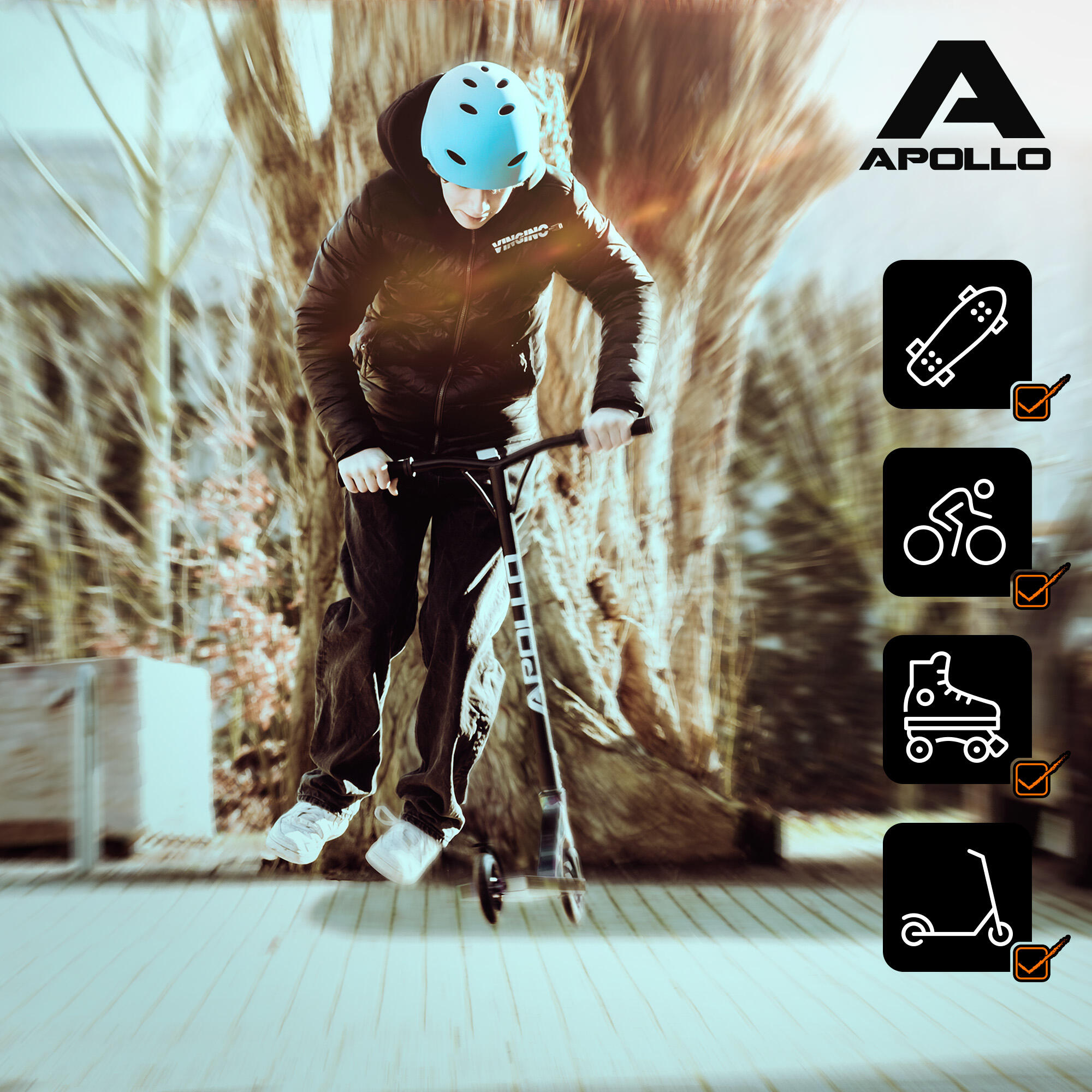 Casco Apollo multiusos ajustable – para niños y adultos con diseño retro 7/7