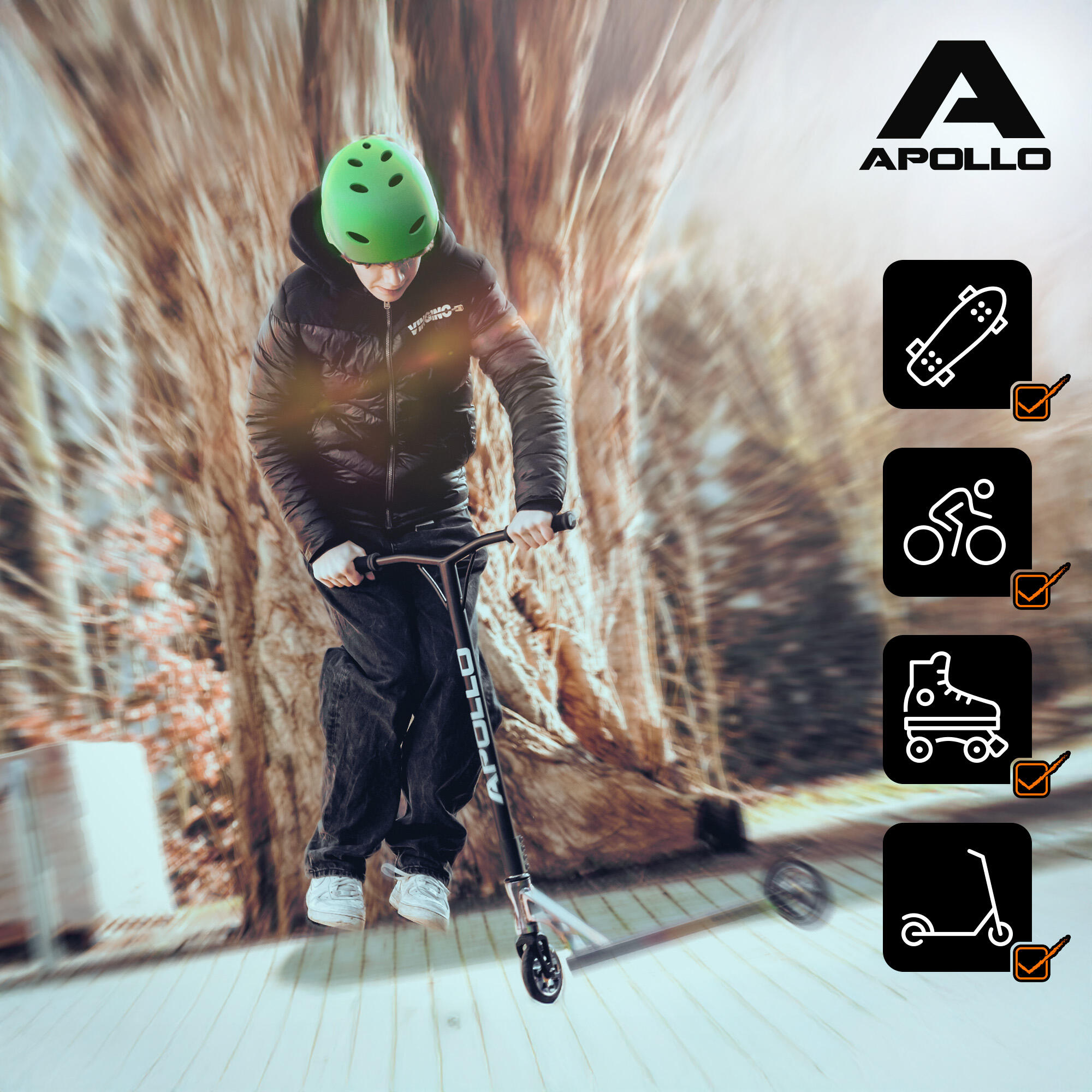 Apollo Skatehelm verstelbaar – Multi Sport Helm voor kinderen & volwassenen 7/7