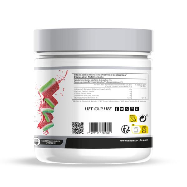 BCAA + L-Glutamine Kyowa® - 500g Sandias de la gelée de MASmusculo 3/6
