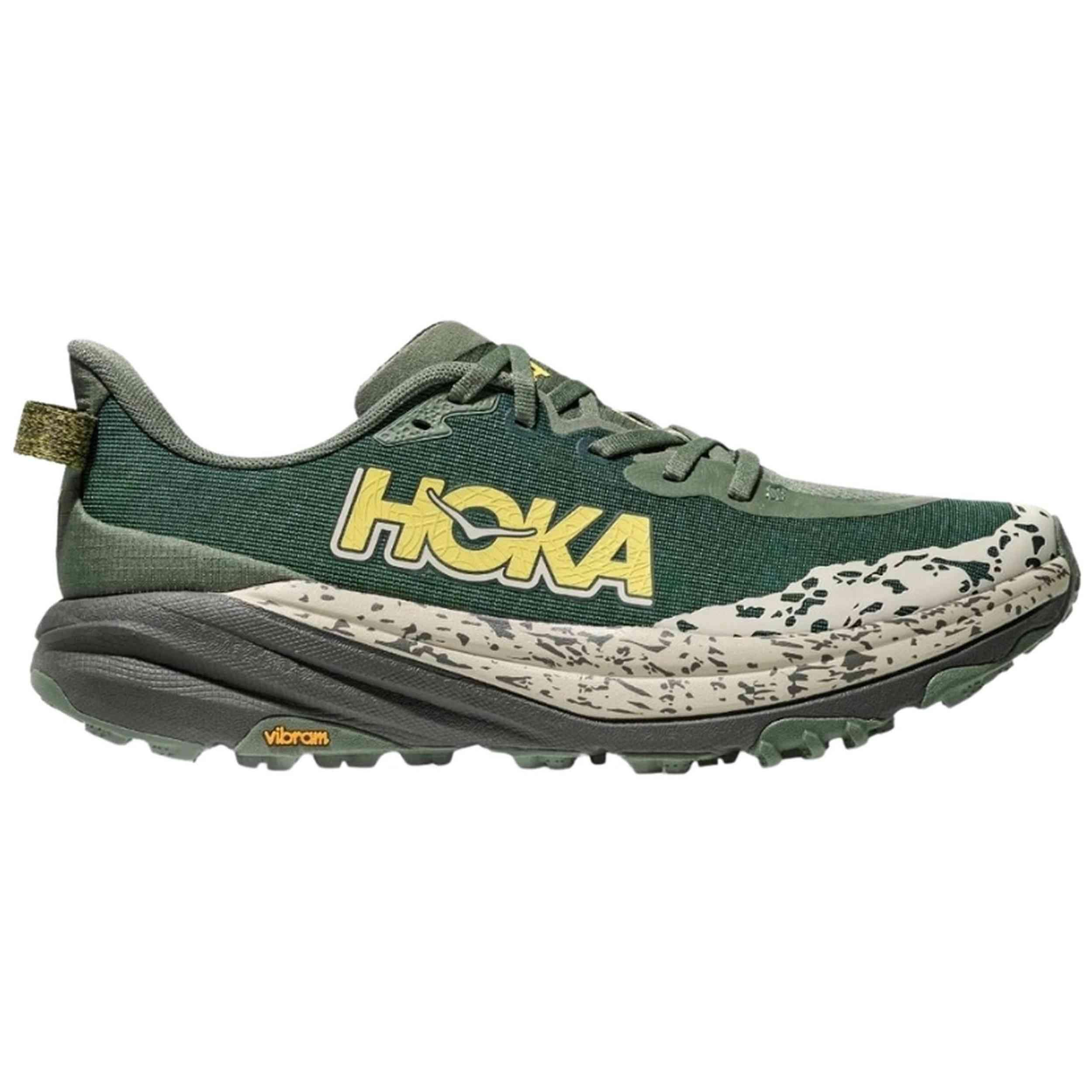 Hoka - Chaussures De Randonnee Hoka Modèle Speedgoat 6 Pour Homme - Chaussures D'Alpinisme - Vert - Decathlon