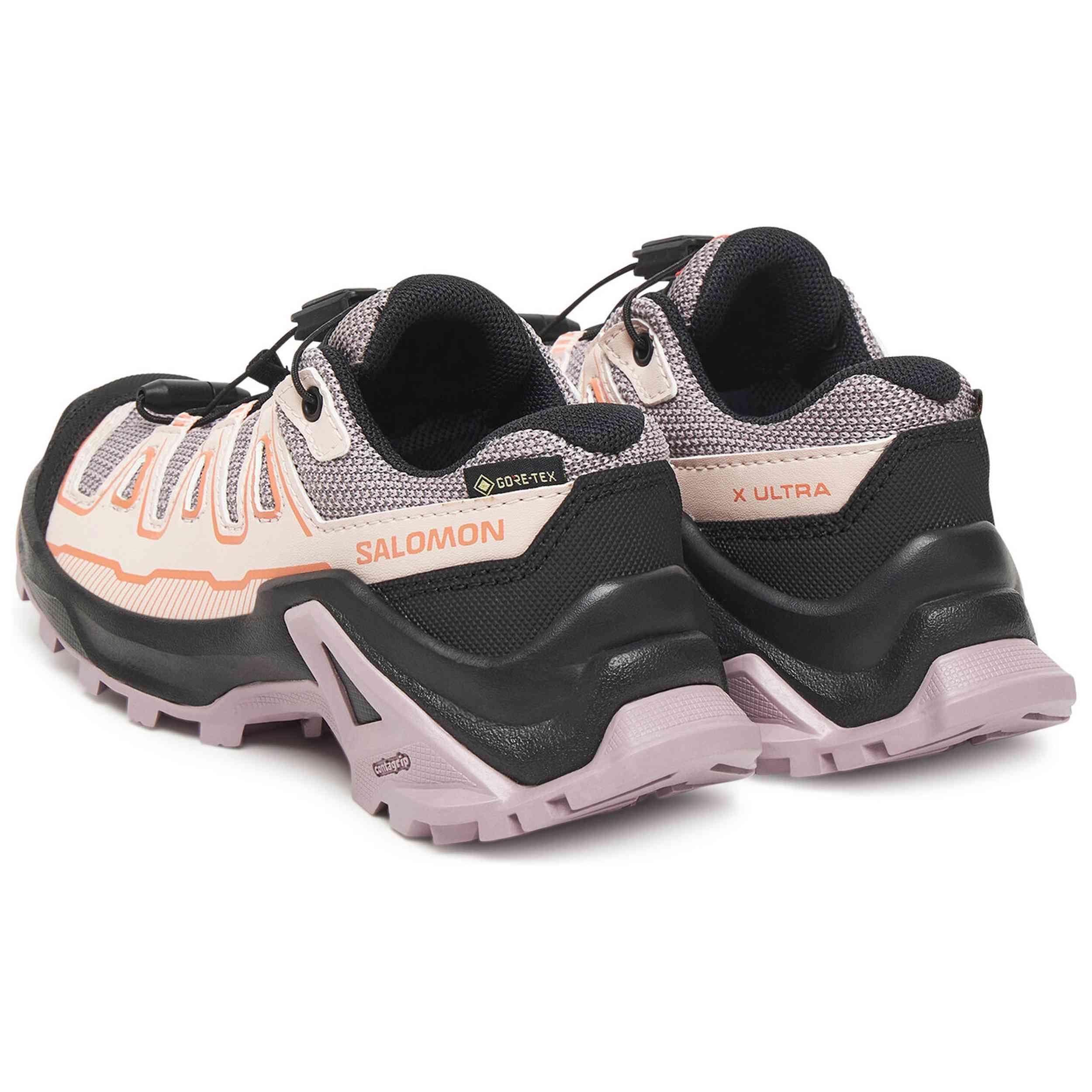 Sapatos de trekking Salomon modelo X Ultra Goretex para crianças unissex 3/5