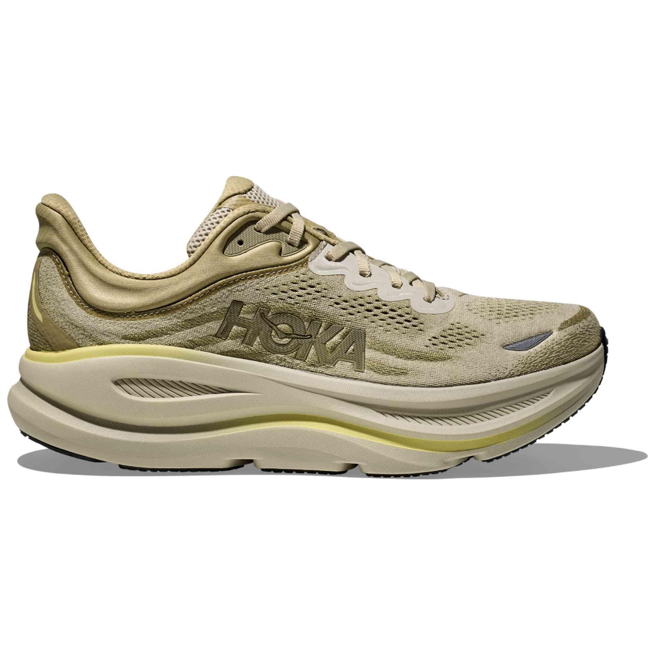Hoka - Chaussures De Course Hoka Modèle Bondi 9 Pour Homme - Chaussures D'Athlétisme - Vert - Decathlon