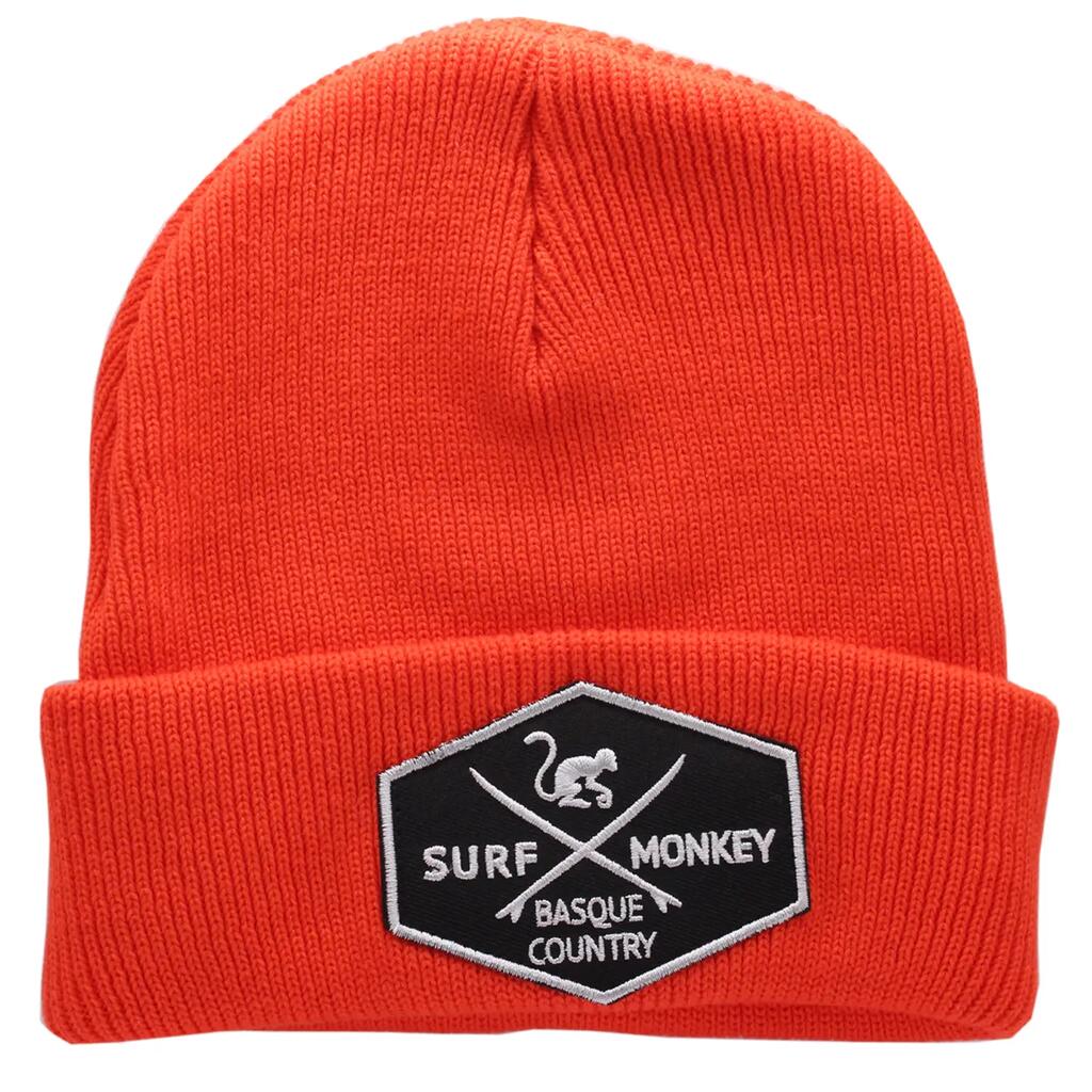 Beanie Hat - Embroidered Logo / Cotton / One Size (Red)