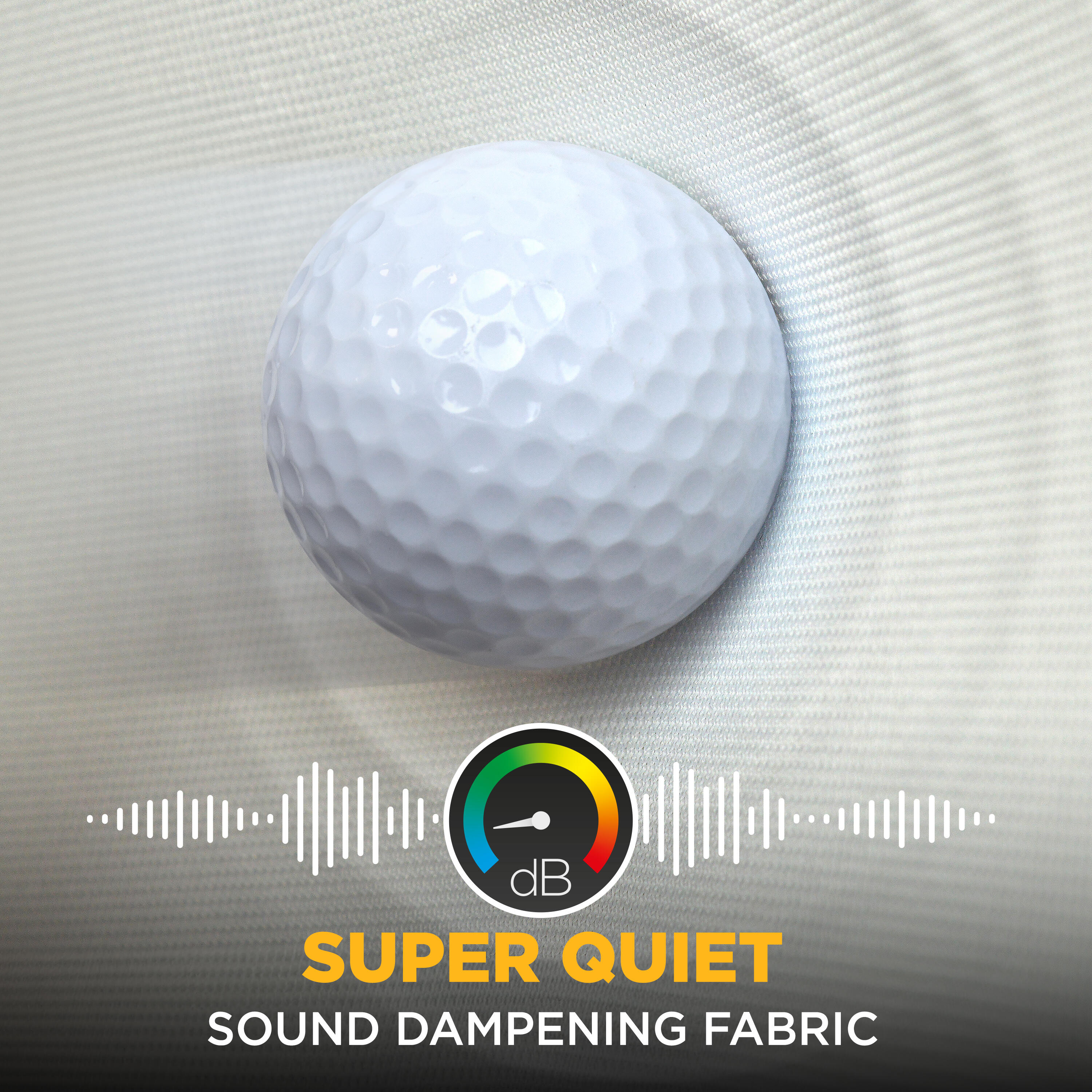 Golfsimulatorbehuizing met impactscherm 3 x 3 x 3 m 7/7