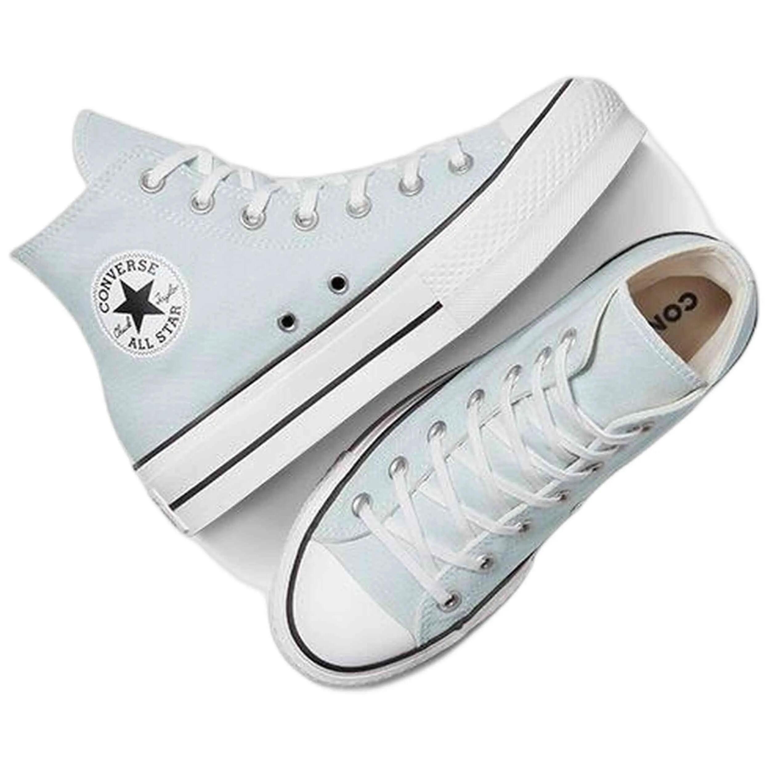 Zapatillas Converse Azules de Plataforma Chuck Taylor All Star Platform Cómoda 4/5
